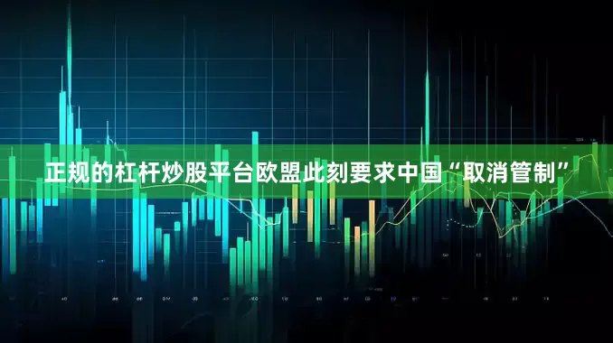 正规的杠杆炒股平台欧盟此刻要求中国“取消管制”